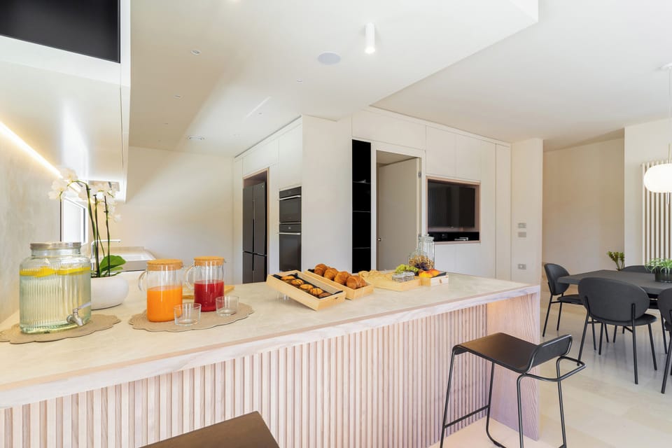Villa | Private kitchen | Espresso maker, electric kettle