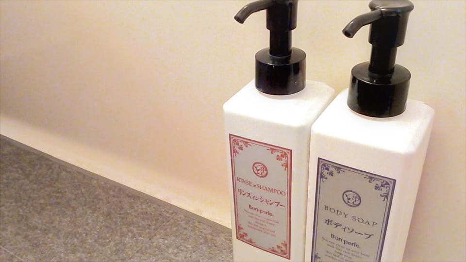 Free toiletries, hair dryer