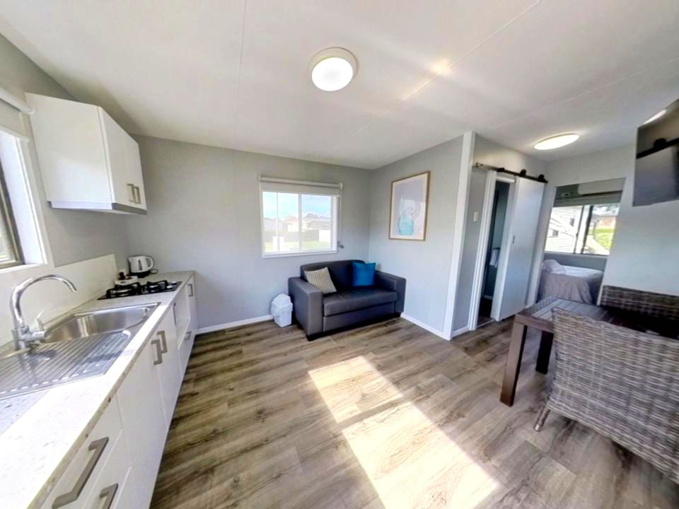 Standard 1 Bedroom Cabin - Pet Friendly | Living area | TV, table tennis