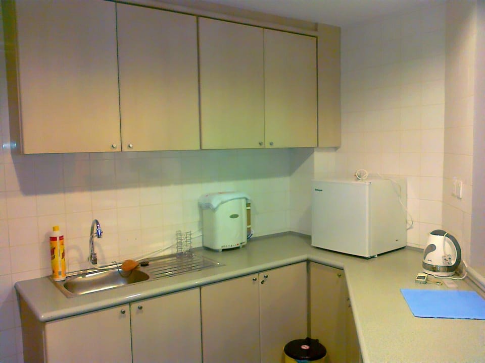 Deluxe Apartment, 3 Bedrooms | Private kitchen | Fridge