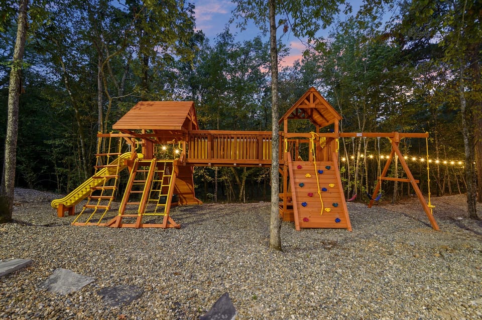 Play Zone: Adventure awaits in this colorful playground, perfect for kids to explore and enjoy!