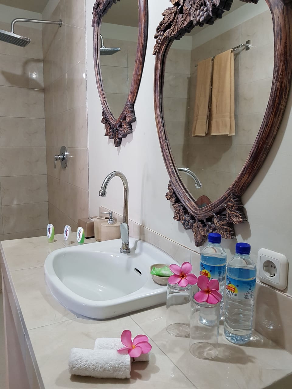 Standard Double Room | Bathroom | Shower, free toiletries, hair dryer, towels