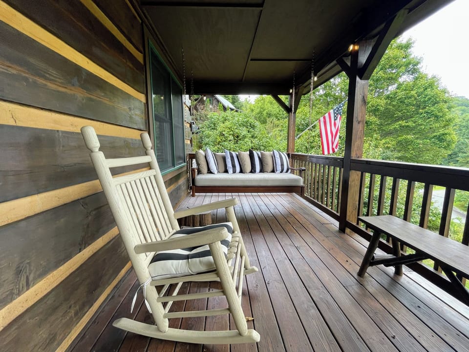 Daybed on the Covered Porch