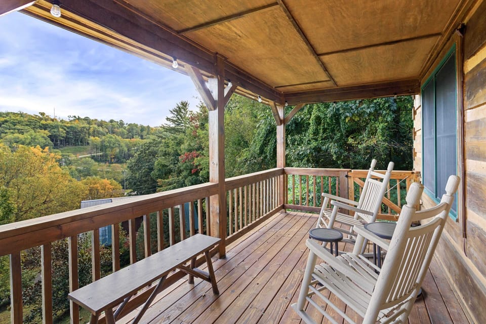 Rocking Chairs on the Covered Porch