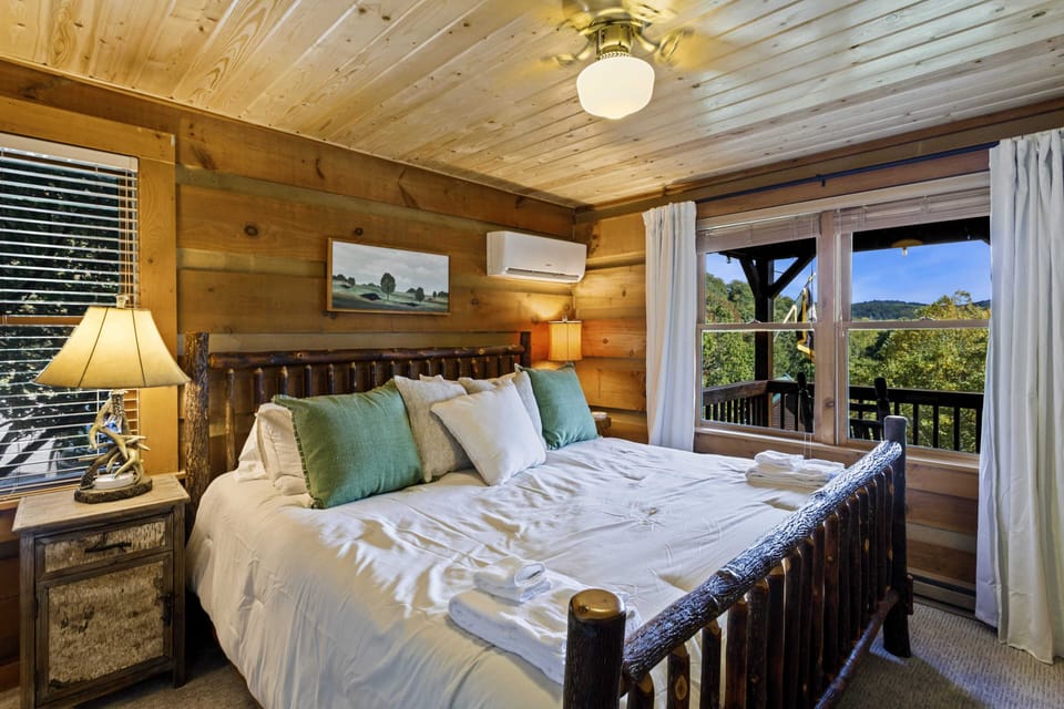 Main Level Master Bedroom with King Bed