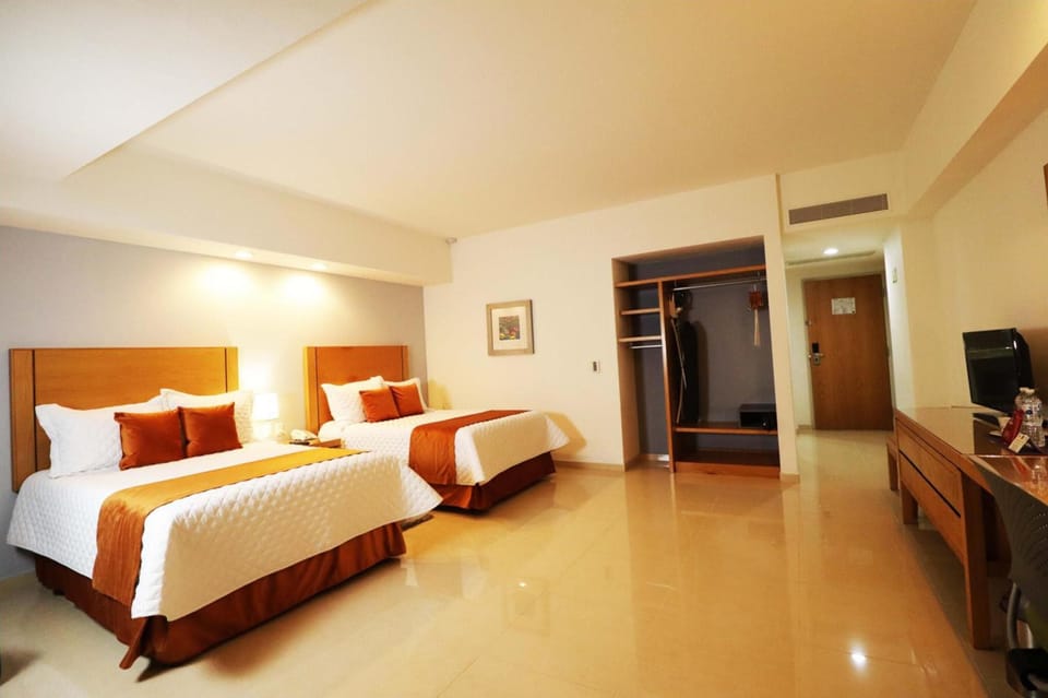 In-room safe, desk, iron/ironing board, WiFi (free)