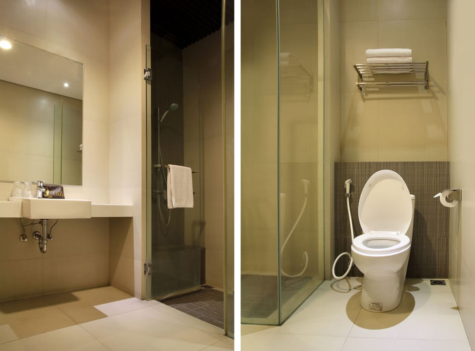 Junior Suite | Bathroom | Shower, free toiletries, hair dryer, bidet