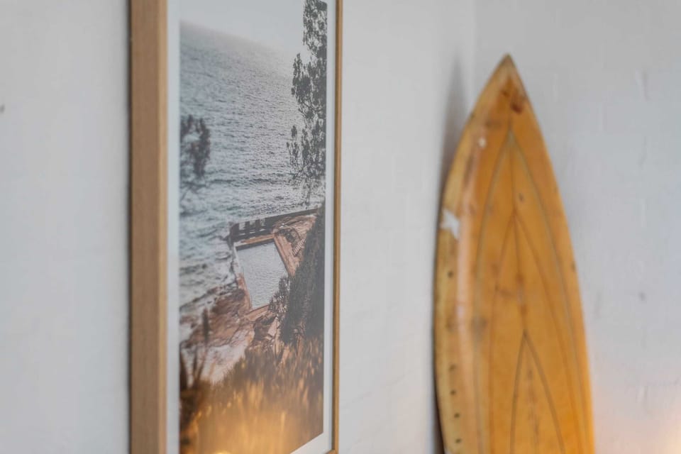 Absolute Oceanfront - Yamba Accommodation - Master bedroom on ground level with private ensuite and queen bed.