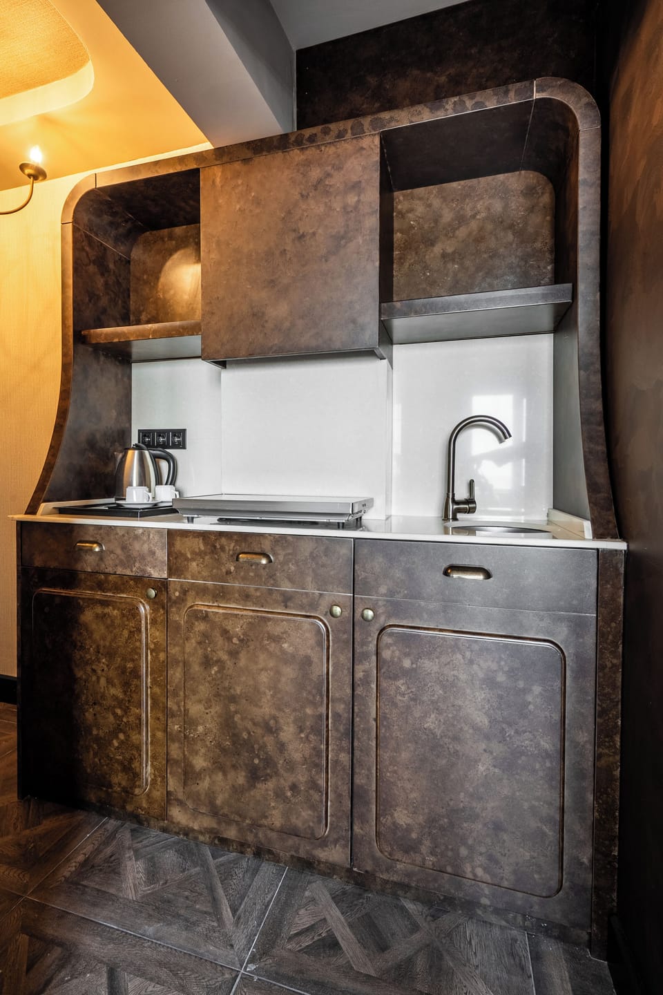 Family Double Room, Non Smoking, City View | Private kitchenette | Shared fridge, microwave, coffee/tea maker