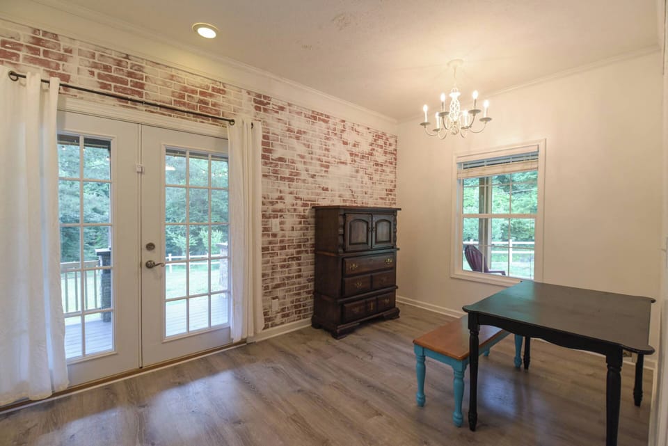 Office suite with outside entrance leading to the hot tub.