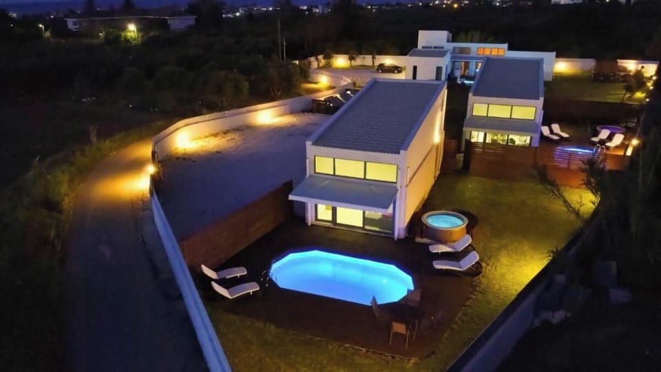 Nighttime View of Our Modern Complex