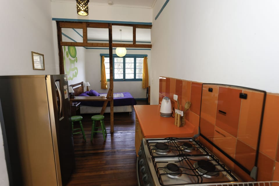 Loft, 1 Double Bed | Private kitchen | Fridge, oven, stovetop, coffee/tea maker