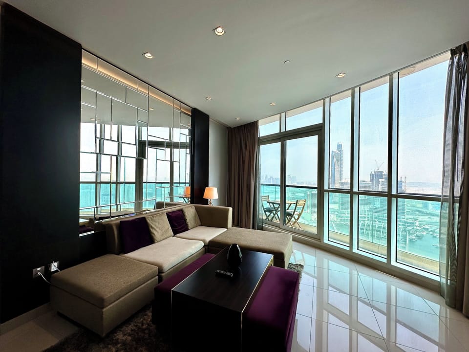 Panoramic Apartment | Living area | 50-inch Smart TV with digital channels, Netflix, streaming services