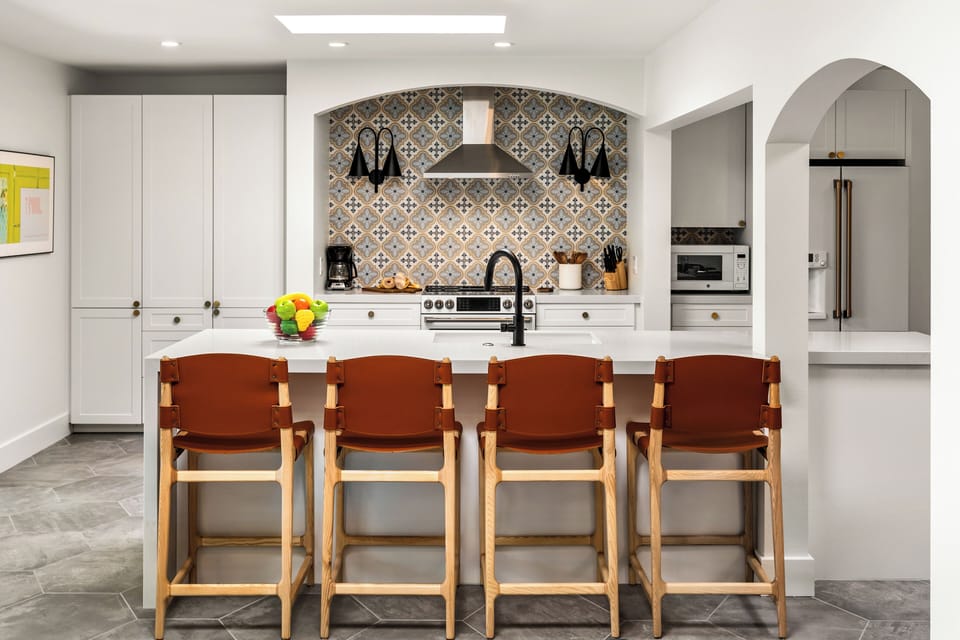 Pull up a chair at the breakfast bar