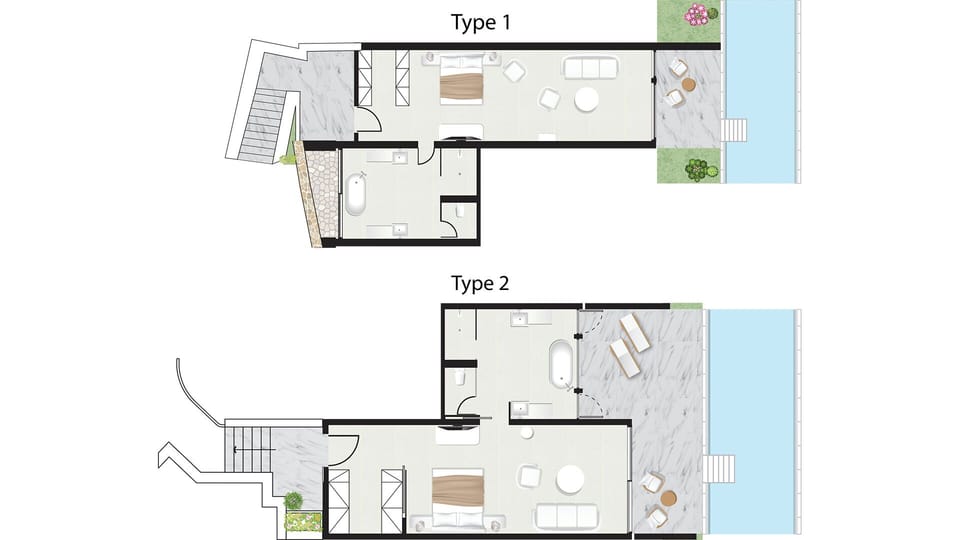 Swim-Up Junior Suite | Premium bedding, down comforters, minibar, in-room safe