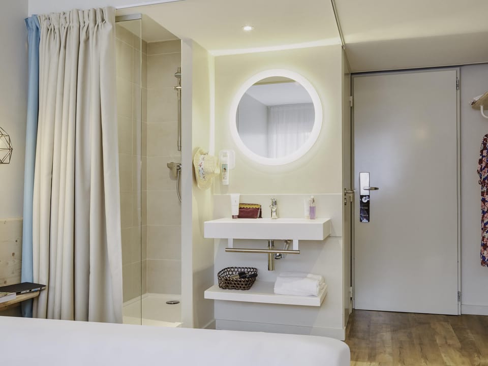 In-room safe, desk, laptop workspace, blackout drapes