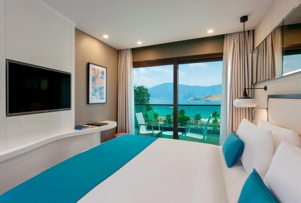 Premium bedding, free minibar, in-room safe, soundproofing