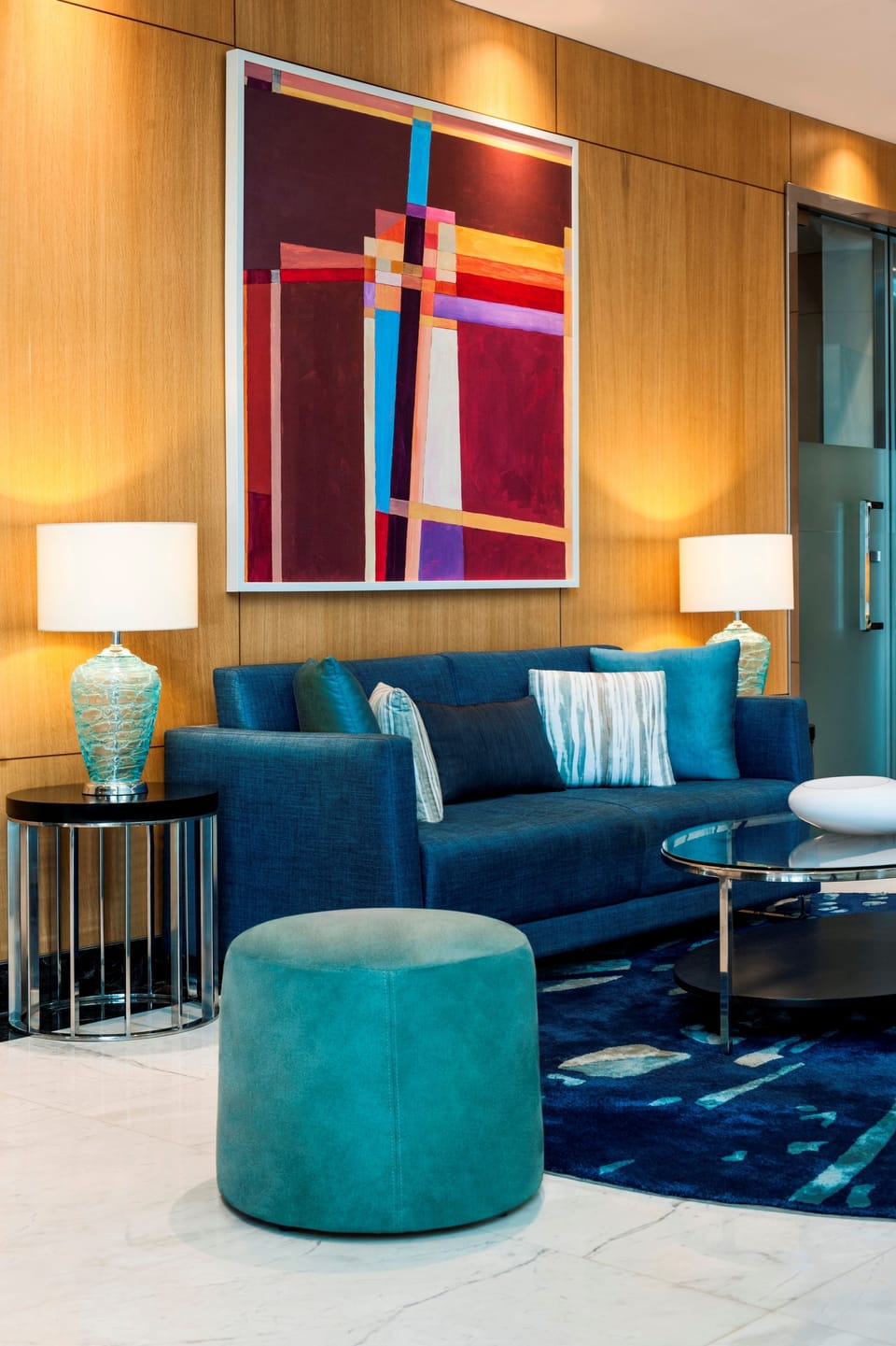 Lobby sitting area