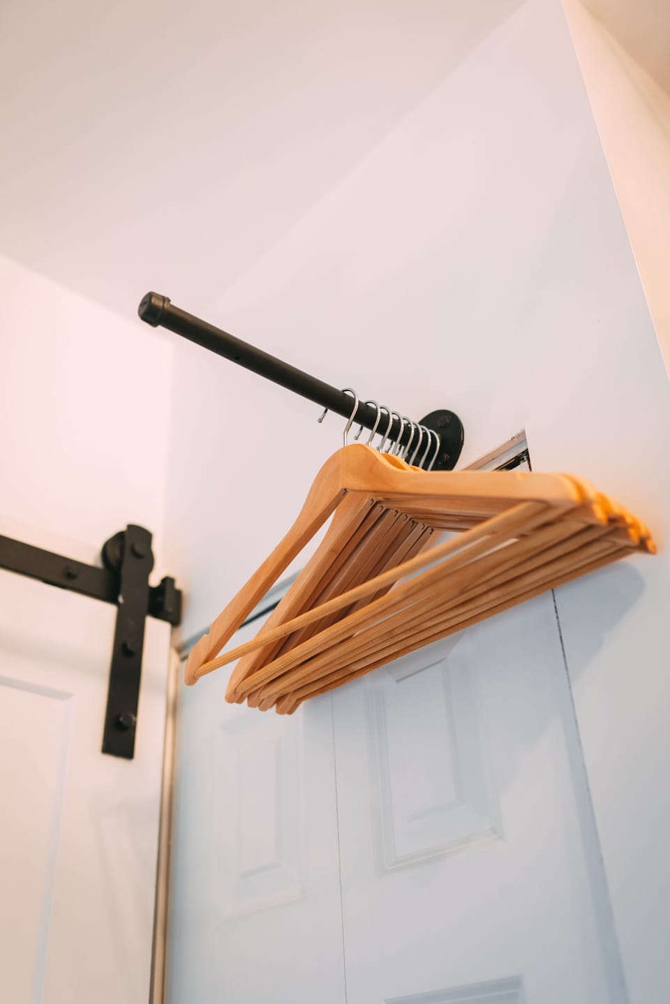 Luna Cottage - Hanger Detail, outside of closet