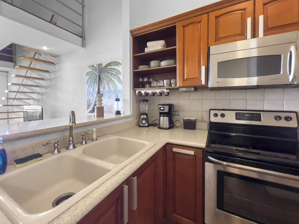 A kitchen where functionality meets sleek, modern design.