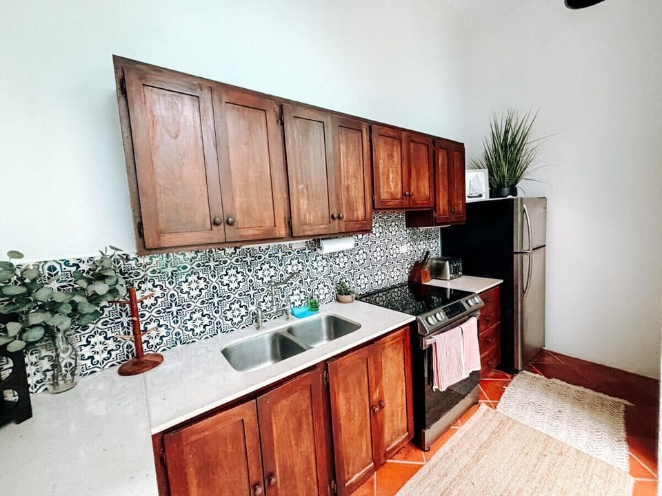 Your home away from home kitchen fully equipped and sparkling clean