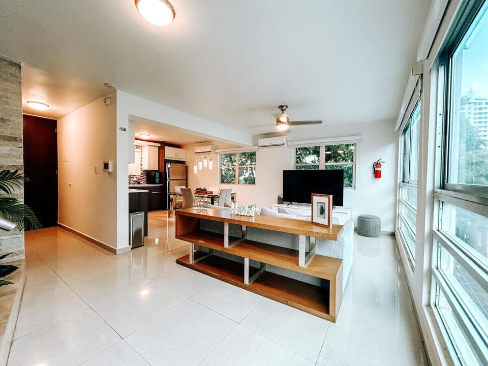 Equipped with a large screen and entertainment options, this cozy living area is perfect for movie nights or catching up on your favorite shows.