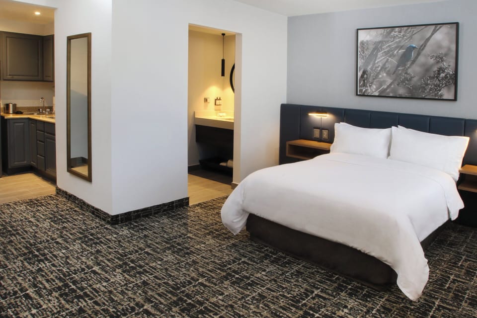 Suite, 1 Queen Bed | In-room safe, desk, free cribs/infant beds, free WiFi