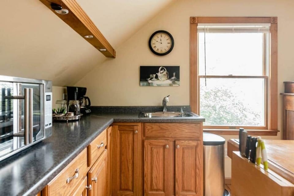Bright farmhouse kitchen