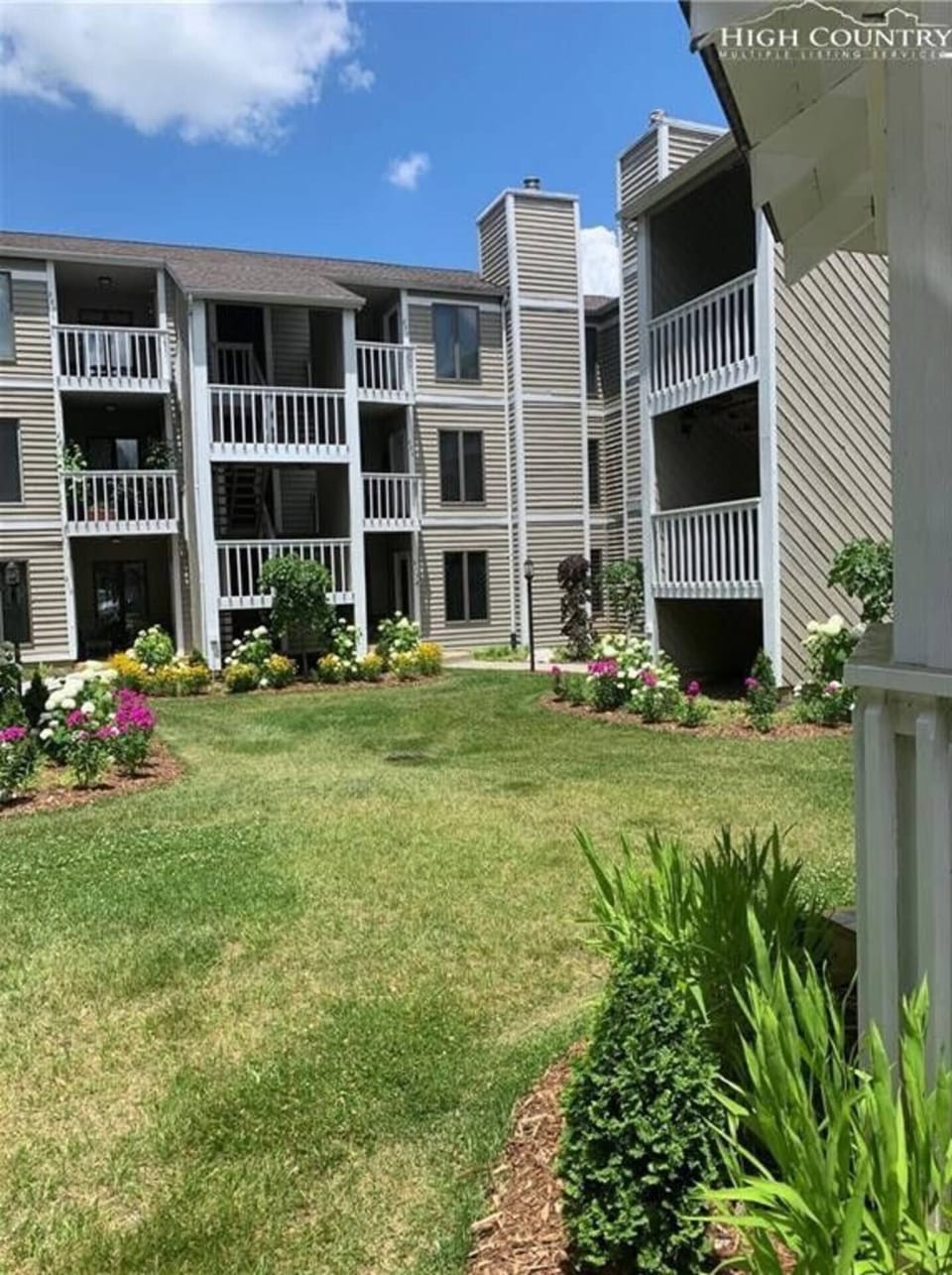 Condominium complex exterior. 1/4 mile from Main St Blowing Rock.