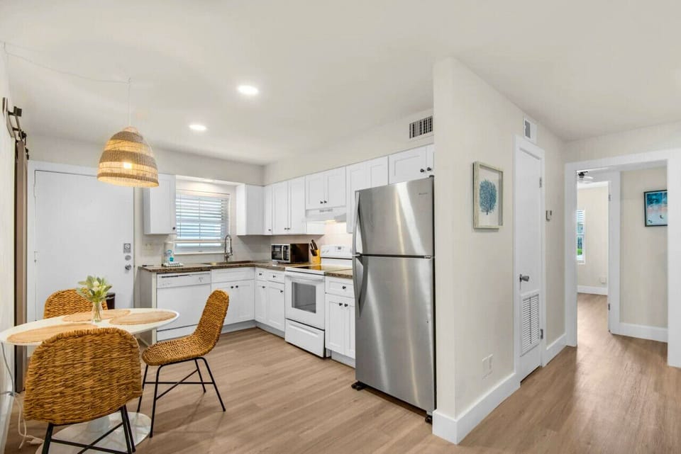 Savor your meal in this beautifully arranged dining area