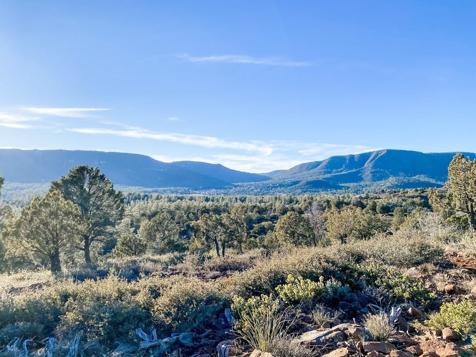 A nearby view from Pine Trailhead.