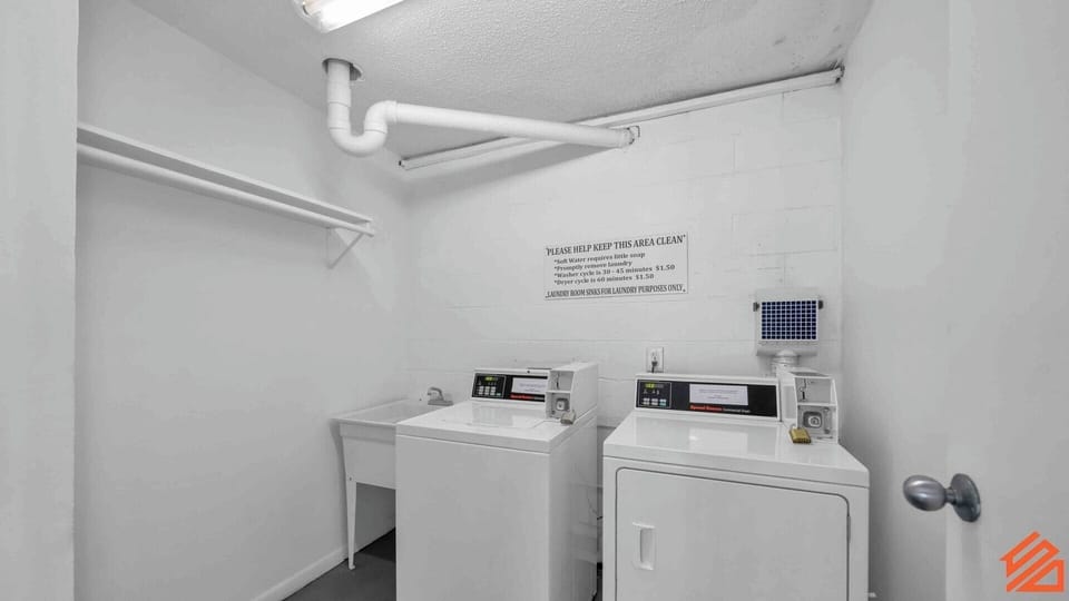 Pack light! We have a washer and dryer for your convenience