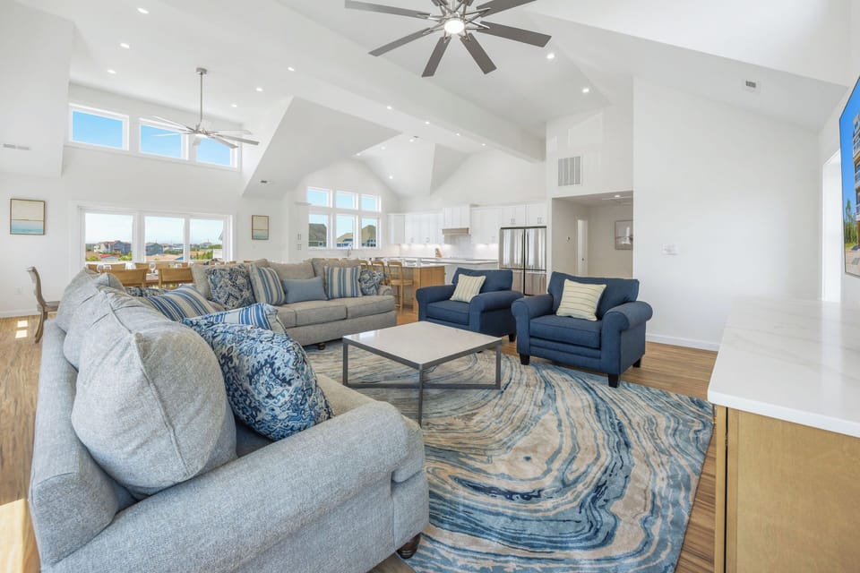Surf or Sound Realty - 1157 - Ocean Dance - Great Room -3