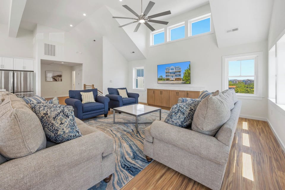 Surf or Sound Realty - 1157 - Ocean Dance - Great Room -4
