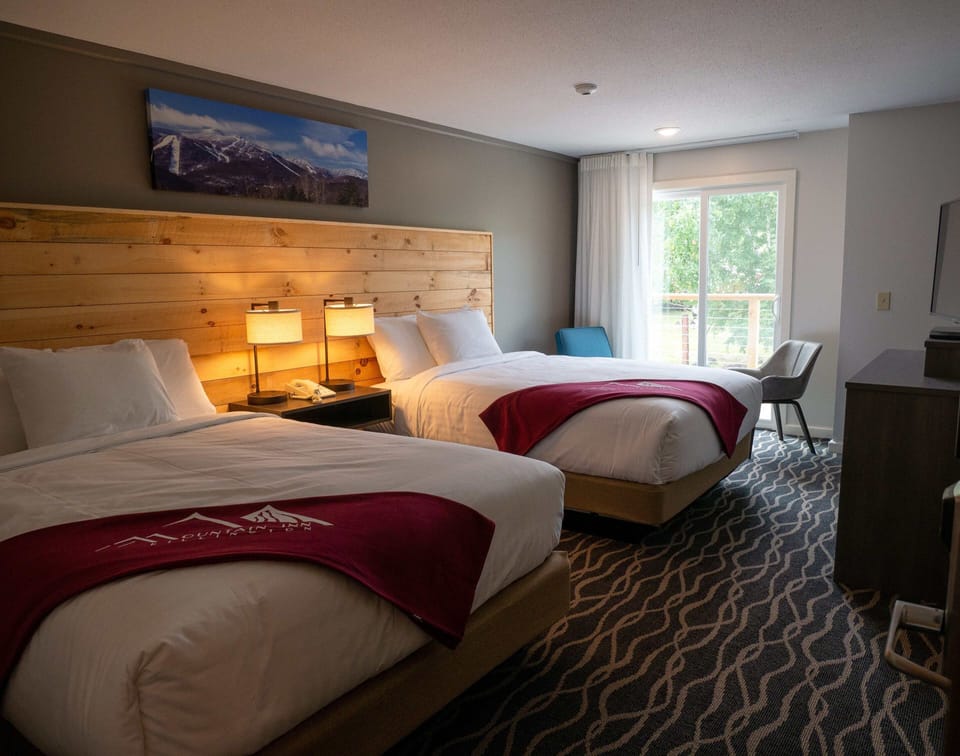 Superior Double Queen with Balcony | In-room safe, blackout drapes, WiFi (free), individually decorated