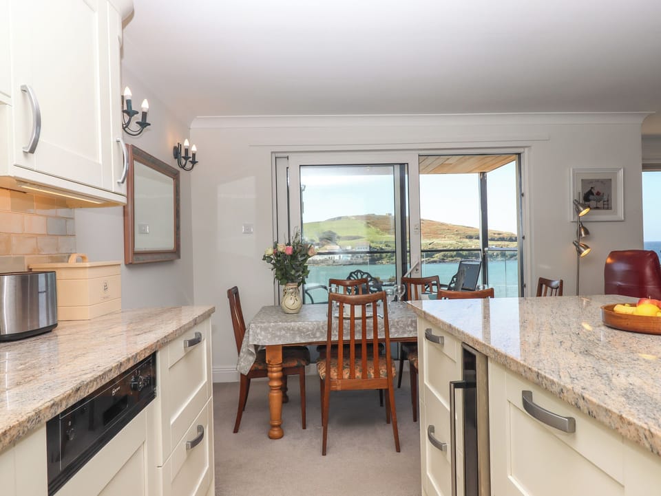 Fridge, dishwasher, electric kettle, toaster