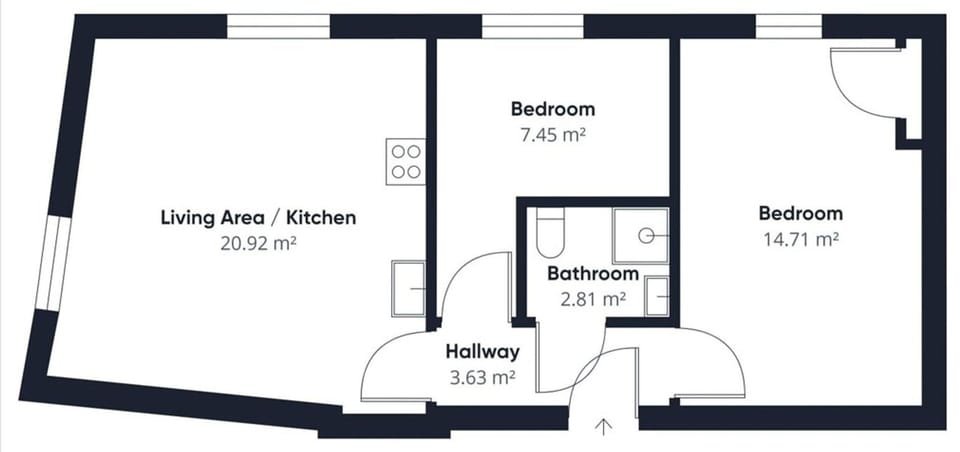House | 2 bedrooms