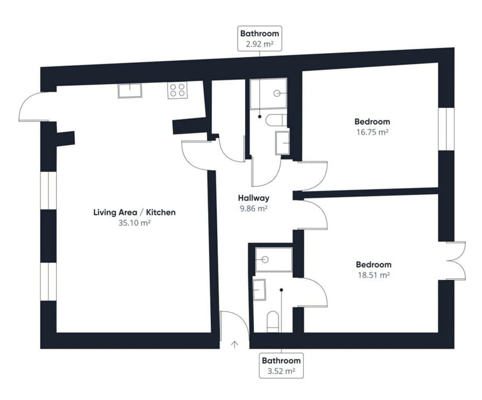 House | 2 bedrooms