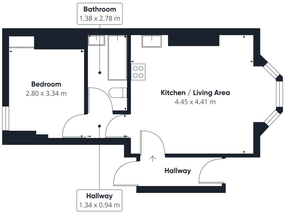 House | 1 bedroom
