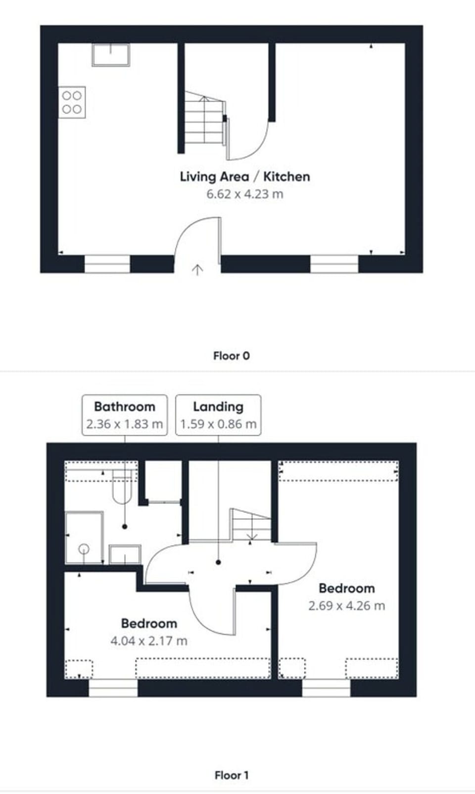 House | 2 bedrooms