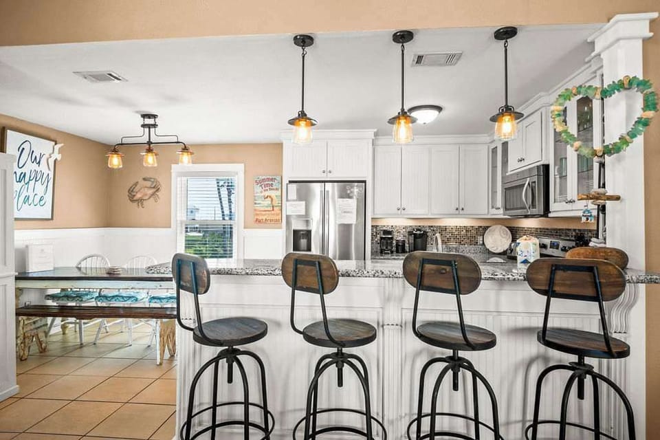 Our fully stocked kitchen has everything you need to whip up delicious meals and make memories around the table.

