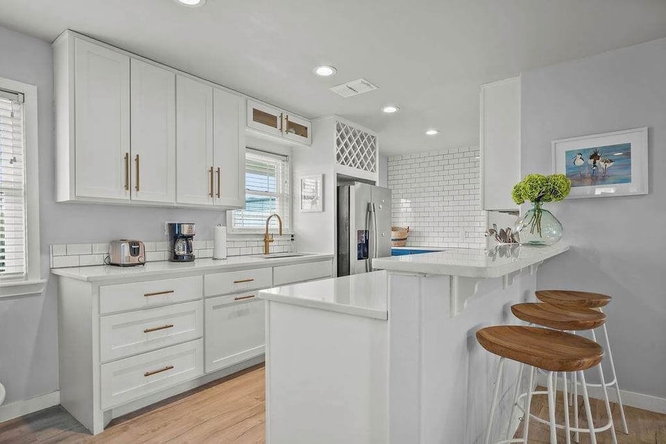 Our fully stocked kitchen