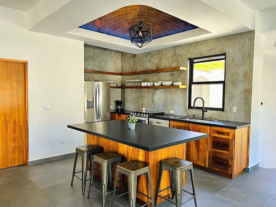 Fully stocked kitchen