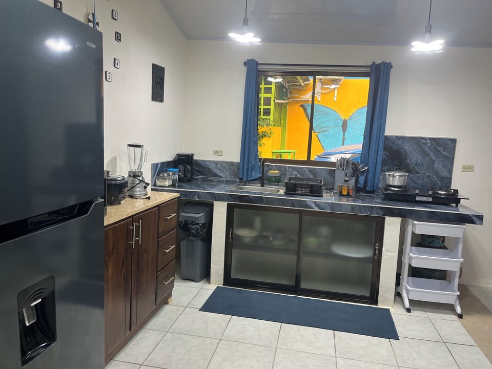 Family Studio, 1 Bedroom, Mountain View | Private kitchen | Full-size fridge, microwave, stovetop, toaster