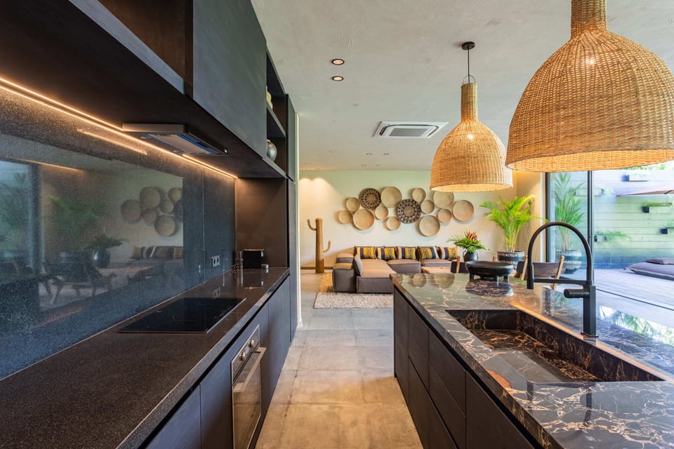 Four Bedroom Private Pool Villa with Fully Equipped Kitchen | Private kitchen | Espresso maker, coffee/tea maker, electric kettle