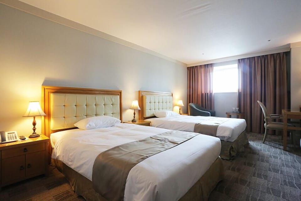 Blackout drapes, soundproofing, iron/ironing board (on request)