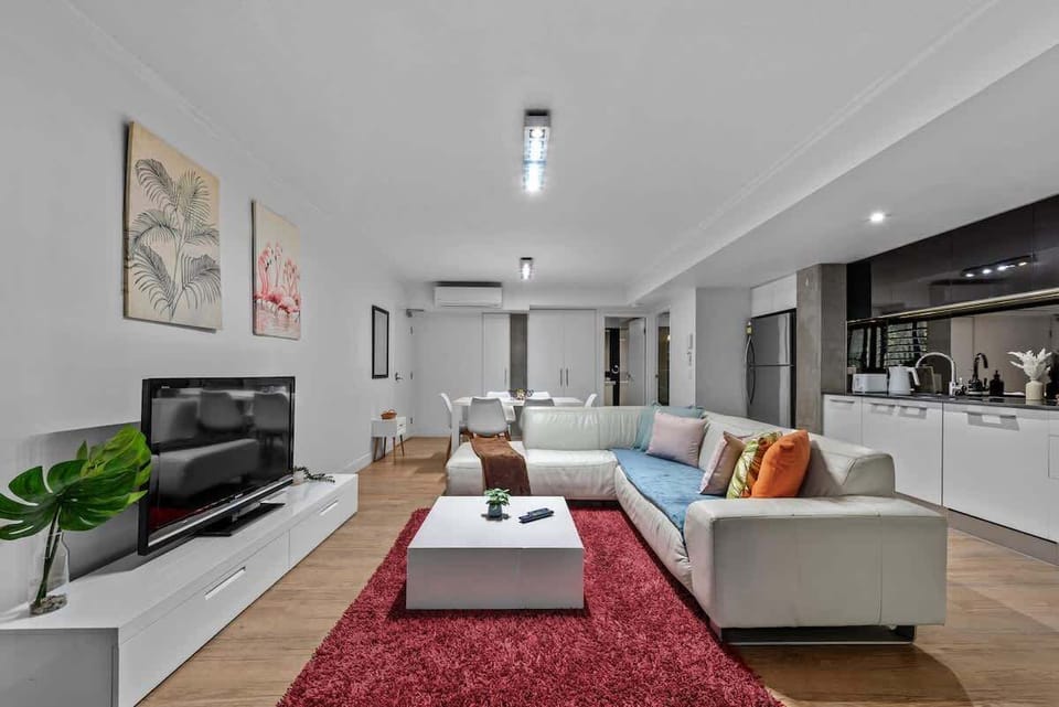 Spacious open plan living...
