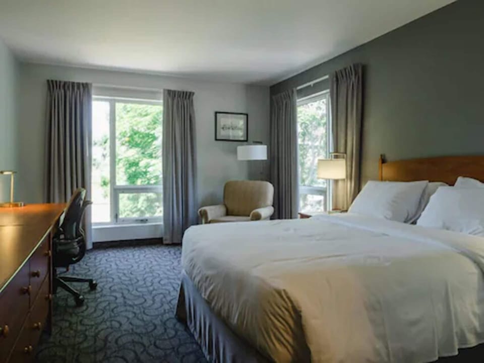 Desk, blackout drapes, iron/ironing board, free WiFi