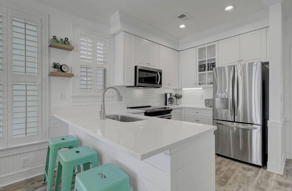 All New Kitchen at Oceanfront Grand Pavilion .