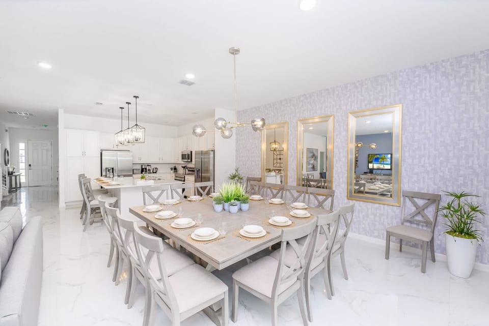 Large Dining Table with Space for 14 People